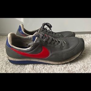 NIKE Elite Waffle Trainer Sneakers/ Shoes GrayBlue